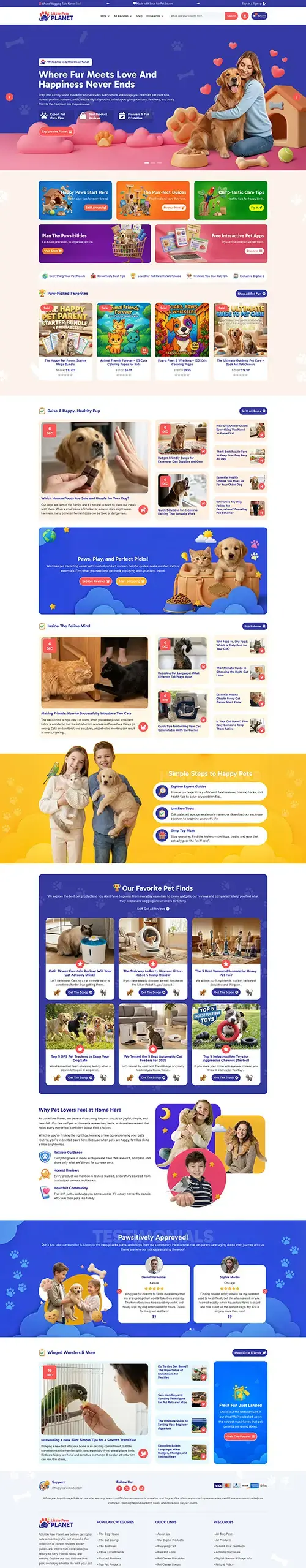 Done-for-You Pet Authority Site (Hosted + Managed)